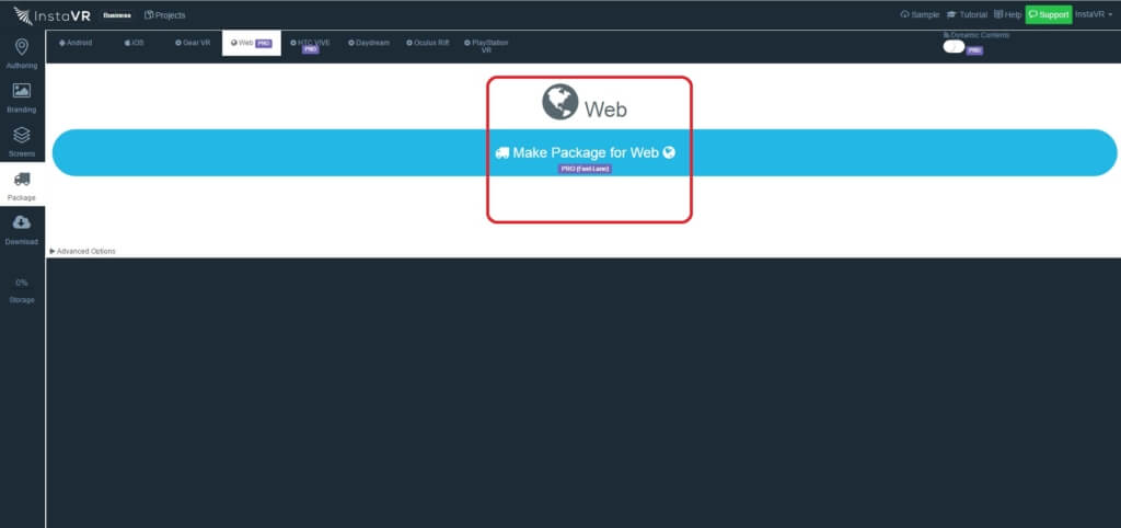 web