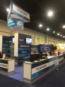 navy set up navy vr tradeshow set up